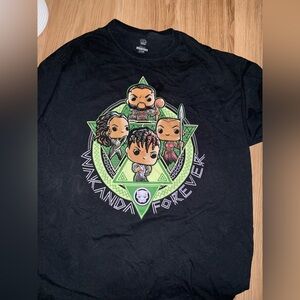 Pop Black Wakanda Forever Kids Tee